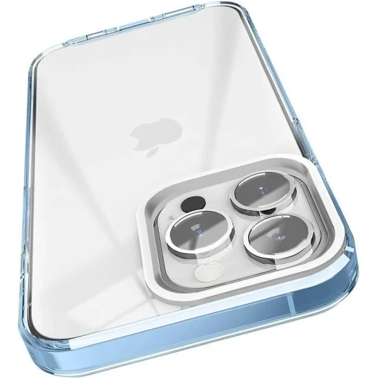 Cover Iphone 13 Pro Hybrid Elago - Blue Clear